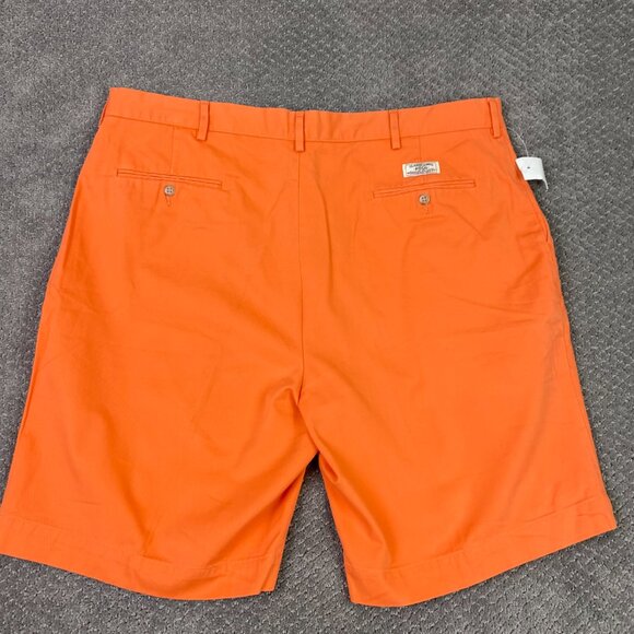 Vintage Polo Ralph Lauren Prospect Shorts Men's 40 Orange Cotton Classic Chino - Picture 5 of 15